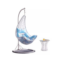 LIAN16PENG Wicker Chairs Hanging Basket Small Hanging Chair Swing Iron Art Cradle Balcony Indoor Rocking Chair Patio Chair