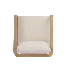 Merax Patio Acacia Wood Club Chair with All-Weather Coushions, Set of 2