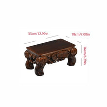 QUANGJN Pcs Plants Saucers Solid Wood Ornament Base, Flower Bonsai, Fish Tank Base and Elevated Bottom Bracket Plant Pot Saucers,