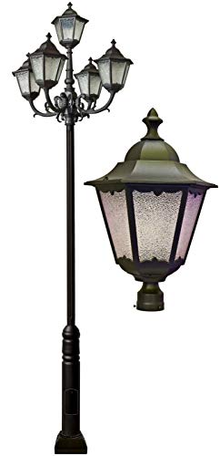 DABMAR LIGHTING INC GM8151-BZ Fixture,Post,8151,BZ,Lantern