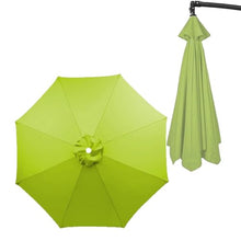FKTHYO Parasols Garden Umbrella Cover 300cm/2.7M/2.300cm/2M Durable Replacement Canopy for Cantilever Parasol with 6 or 8 Arms Parasols,Green-250cmX130cm
