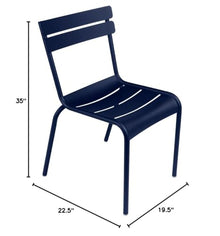 Fermob Luxembourg Side Chair - Set of 2 - Deep Blue