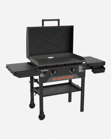 Blackstone 2287 Original 28” Omnivore Griddle with X-Braced Hood, Powder Coated Steel, Black