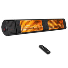 ThermoMate Infrared Electric Patio Heater, 3000W Carbon Fiber Heating for Outdoor/Indoor, Porch, Deck, Garage with Remote 24 Hours Timer, Hard Wired 240V