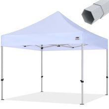 ABCCANOPY Aluminum Steel Hex Leg Tent 600D Commercial Canopy 10x10 White