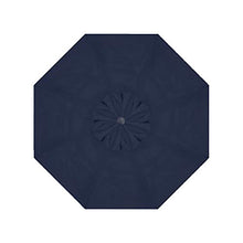 Treasure Garden 9ft Patio Umbrella - Outdoor Furniture Market Umbrella – Deluxe Auto-Tilt – Black Aluminum Frame (Sunbrella, Navy)