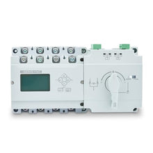 63A 100A 125A ATS Dual Power Automatic Transfer Switch Diesel Generator Parts Electric Control Circuit Breaker S3-125D/4P RS485 (Color : 125C and Accessory, Size : 220V)