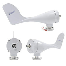 Pikasola 400W Wind Turbine Generator AC 12Volt Economy 3 Blades Windmill for Wind Solar Hybrid System 2.5m/s Start Wind Speed,400w Windmill Generator for Home