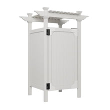 Zippity Hampton Outdoor Shower Enclosure, White Vinyl DIY Kit