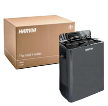 Harvia The Wall Electric Sauna Heater, Black, 240V, 6kW
