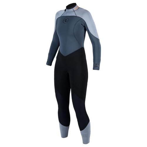 Aqua Lung Aquaflex 5mm Wetsuit Women Medium Gray Orange