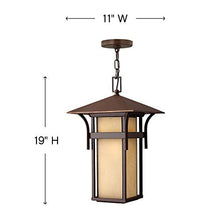 Hinkley Harbor Medium Hanging Lantern, Low Voltage Anchor Bronze