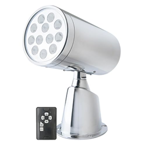 Marinco IP67 LED Stainless Steel Spotlight with Remote White