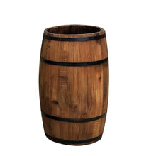 HACHJWRT Multipurpose Wooden Barrel Planter, Creative Whiskey Barrel Planter, Solid Wood Wine Barrel, Suitable for Garden and Patio(H35.4in)