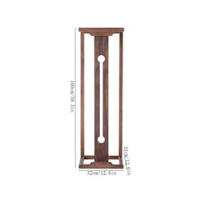 LUYOUBOZHU Vase Stand Black Walnut Floor Standing Flower Rack, for Indoor Household Bonsai Stand