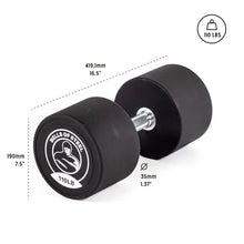 Bells of Steel Urethane Dumbbells Set 110lb Pair
