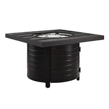 Fire Sense Yorke Propane Gas Fire Pit Table, 55,000 BTU, Antique Bronze