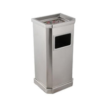 Ashtray Trash Can Stainless Steel Vertical Floor-mounted Ash Column Hotel Lobby Shopping Mall Elevator Entrance Ashtray Square Outdoor Trash Can Standing Ashtray Outdoor for Patio ( Color : D )