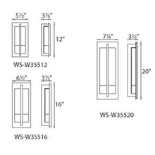 Modern Forms Omni 16in LED Wall Light 3000K Bronze