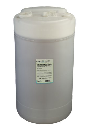 Orb-3 Lake and Pond Enzyme for Maintenance, 15-Gallon Drum