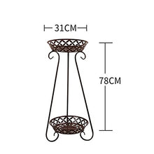 ZOCWJK Plant standMetal Flower Pot Stand Display Stand for Garden Patio Home Outdoor Flower Tray,