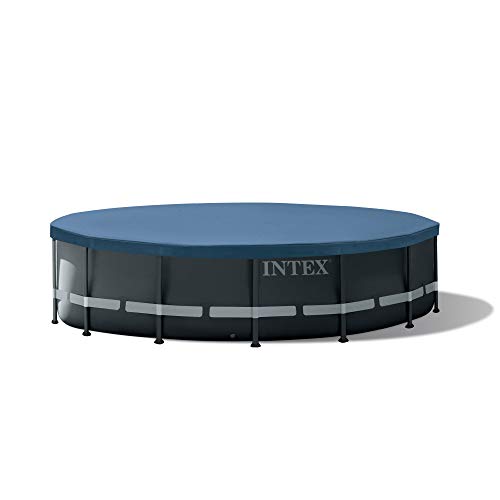Intex Ultra XTR 16ft x 48in Above Ground Pool Set w/Pump, Cleaner Robot Vacuum & Hose Gray