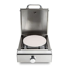 MNSSRN Outdoor Gas Grill Pizza Maker, Light Camping Picnic Grill, BBQ Pizza Oven with Thermometer for Outdoor Garden Grill and Gas Grill