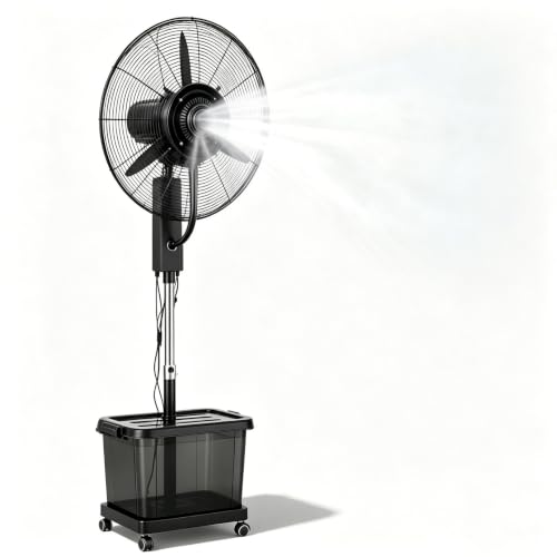 MARIYCH High Velocity Outdoor Misting Fan for Patio Industrial Outdoor Fans