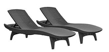 Christopher Knight Home Salem Outdoor Wicker Chaise Lounge Chairs, Brown - 2-Pcs Set