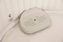 Intex PureSpa Plus Greywood Deluxe 6 Person Inflatable Hot Tub Gray with Seat Inserts