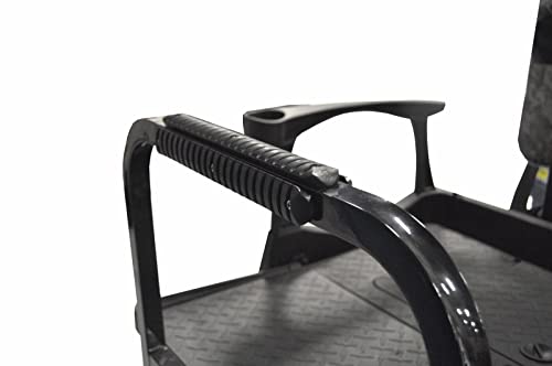 MADJAX Genesis 300 Rear Seat Kit for Club Car Precedent/Onward/Tempo Golf Cart Black