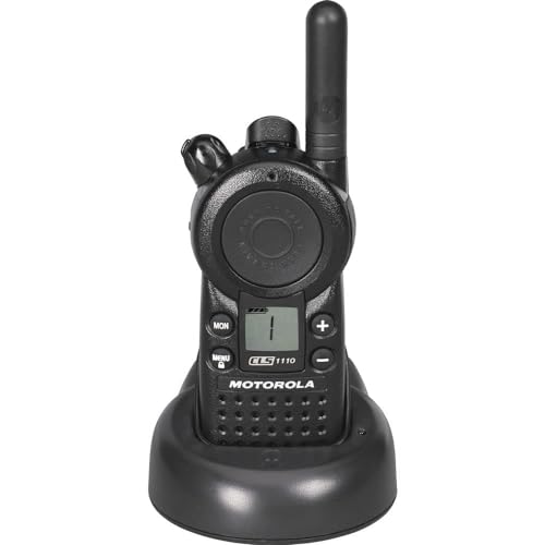 Motorola Solutions 4 Pack CLS1110 UHF 1W 1-Channel 2-Way Radio Black