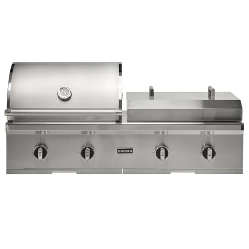 COYOTE OUTDOOR LIVING - 50" Combo Built-In LP Grill - Propane - Model C3CO50LP