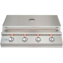 KoKoMo Grills 4 Burner Elite Built-In Gas Grill | 60,000 BTUs Stainless Steel BBQ Grill | Natural Gas Grill for Outdoor Kitchen Grilling, Barbecue, Garden, Patio, & Backyard | 32-Inch