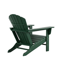 WO Home Furniture Set of 8pcs HDPE Adirondack Chairs, Traditional Loungers, Retro Poly Seat, All Weather Resistant for Patio, Outdoor, Balcony, Backyard, Lawn, Patio, Pool, Deck, Dark Green