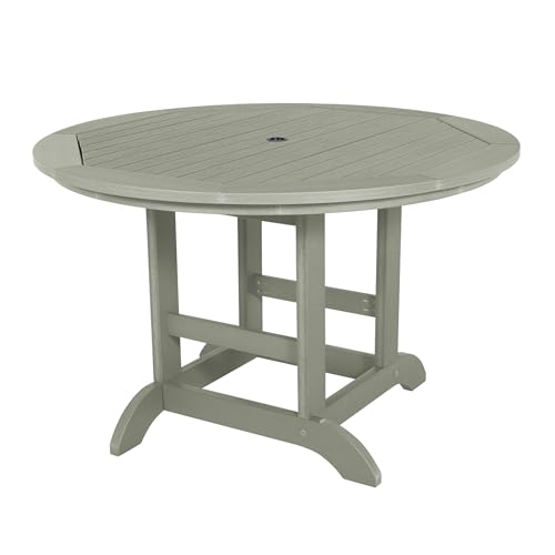 highwood Adirondack 48" Round Dining Table, Eucalyptus