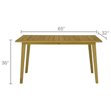 Royal Teak Collection ADCHT65 Admiral Counter Height Table, 32x65 Inch