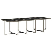 AMBERARD Patio Dining Set Set of 14 Gray Furniture Set