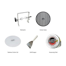 ARTEFLAME 40" Charcoal BBQ Grill and Fire Pit Bundle Platinum No Base