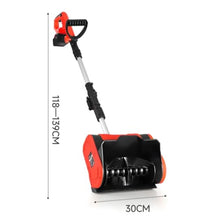 KJLYLPP Battery Snow Blower Detachable Design Cordless Snow Shovel, Adjustable Front Handle Lightweight and Portable, 20V 12-Inch 4-Ah Removable Battery