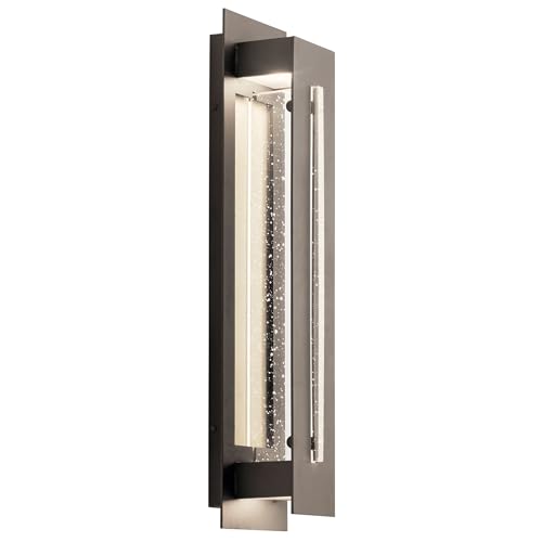 Kichler River Path LED Outdoor Wall Sconce Light, Olde Bronze