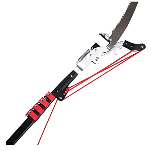 Profession Telescopic Tree Pruner, 18ft/5.4m,24ft/7.2mTree Lopper Telescopic with Pull Cord,Tree Loppers Pruners & Saw Extendable Bypass Garden Tools Lopper,24ft/7.2m
