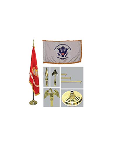 Flag Connections Army 4ft x 6ft Flag, Telescoping Flagpole, Base/Tassel