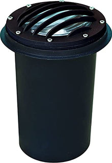 Dabmar Lighting DW4701-B Med Well Light with Grill and Sleeve for PAR38, Black Finish