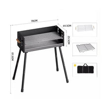 ZTHYSHXA Charcoal Grills Barbecue Rack Outdoor Stove Household Folding Portable