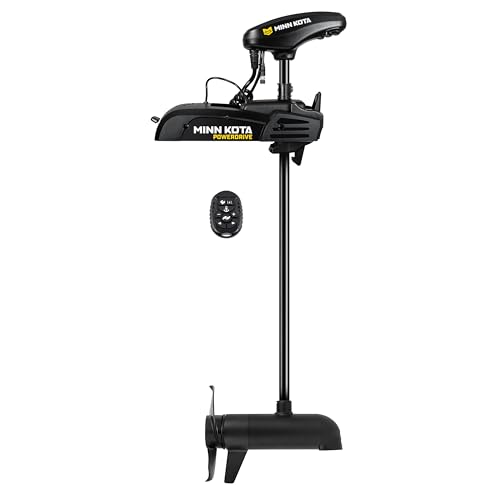 Minn Kota PowerDrive 55 lb. Thrust Trolling Motor with Dual Spectrum Chirp Sonar and Micro Remote Black