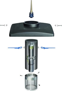 Scott Aerator Amherst 1HP 230V Maintenance-Free Stainless Steel Pond Fountain