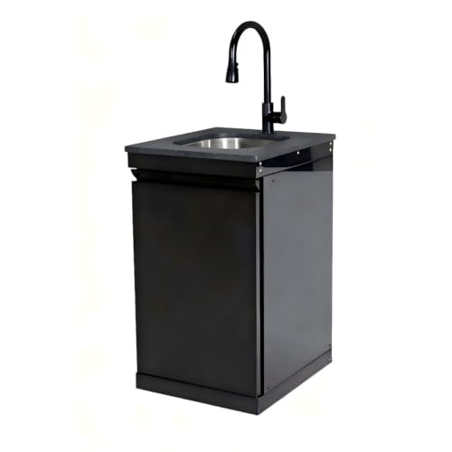 Chery Industrial Stainless Steel Outdoor Kitchen Sink Cabinet with Tap