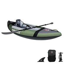 Avalanche 1-Person Voyager Inflatable Kayak Set Blue/Green