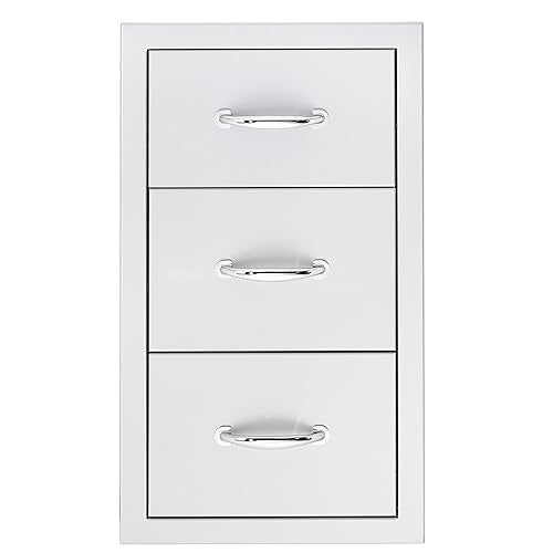 TrueFlame 17-Inch Triple Drawer